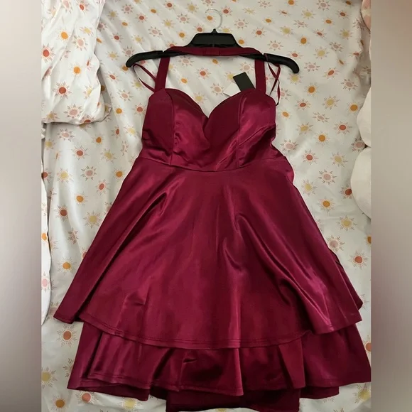 strapless open back dress Daisy main image 0